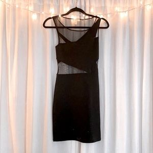 Silence + Noise | Little Black Dress with Mesh - S